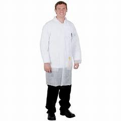 Quality Anti Static Disposable Plastic Lab Coats Latex Free For Science Lab wholesale
