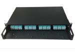 MTP / MPO Fiber Optic Patch Panel High Density 1U 19 Inch 96 Cores