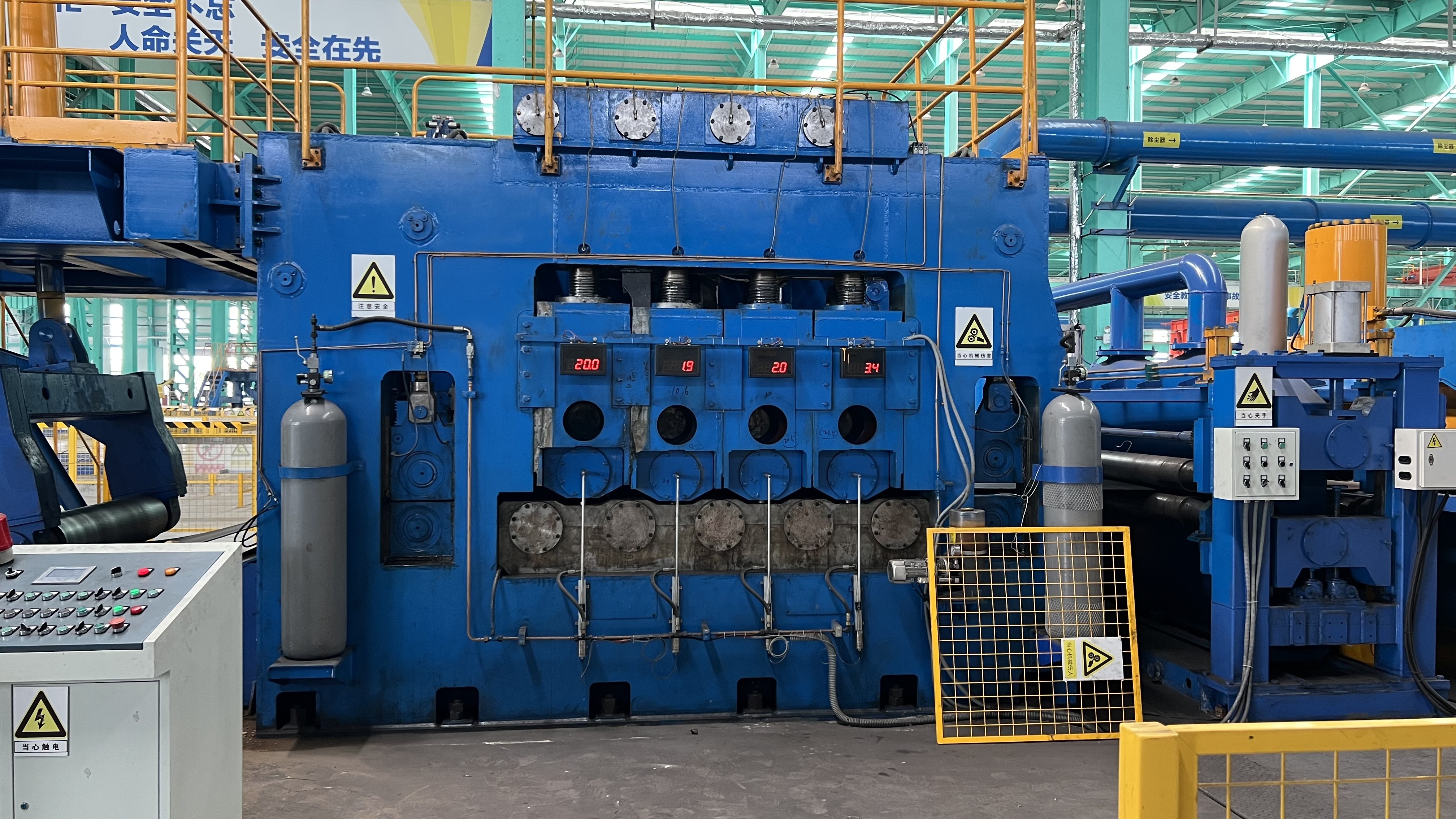 Thick Coil Cut to Length Mandrel Uncoiler with 35T Coil Weight and Automatic Cutting