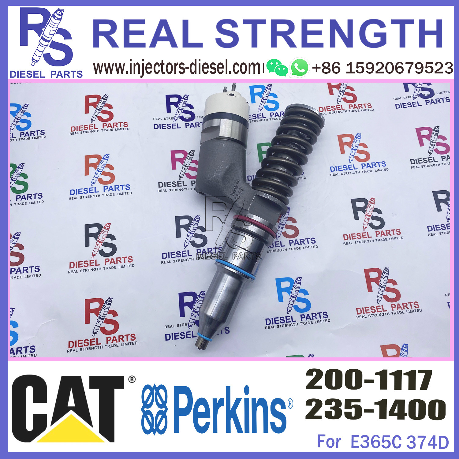 Diesel C15 Engine Injector 200-1117 253-0615 176-1144 191-3005 211-0565 211-3028 For Caterpillar Common Rail