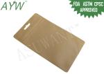 Healthy Food Transparent Kraft Paper Zipper Bag With See Through Window
