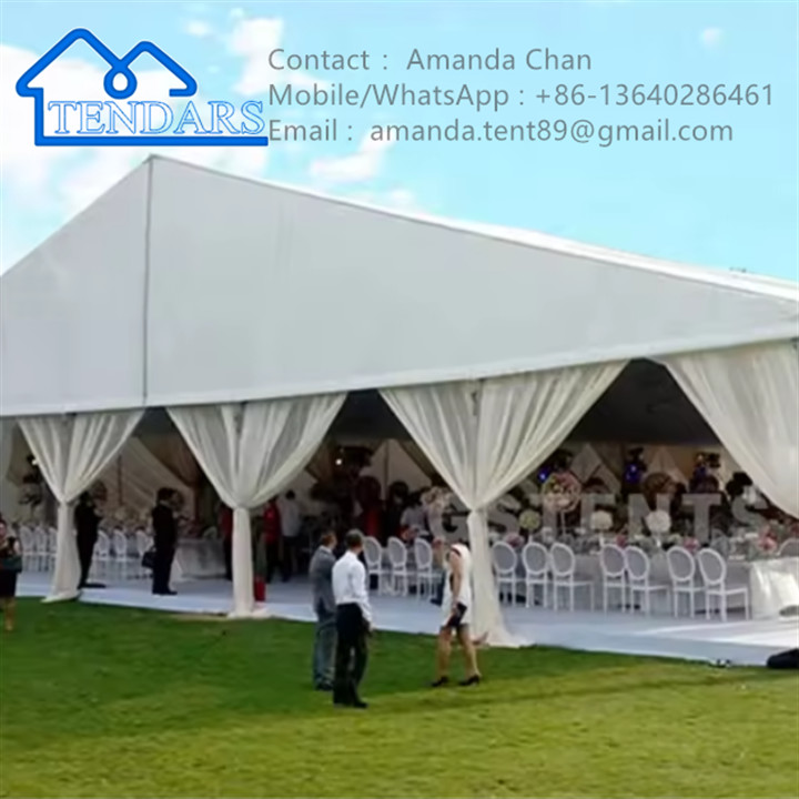 White Luxury Aluminum Frame Wholesale Outdoor Wedding Party Marquee Tent