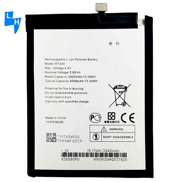 500PCS Original Replacement Li-ion Battery WT240 for Nokia 2.3 3.2 2.4 4000mAh 3
