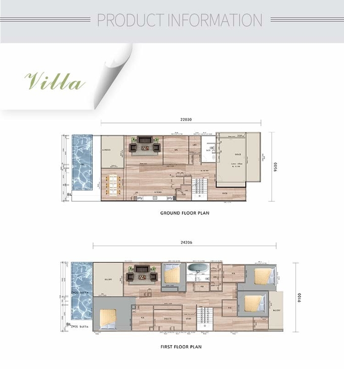 Light Steel Frame Prefab Villa House Luxury And Exquisite City Views