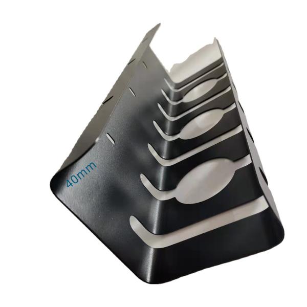 White Metal Cable Tray Flexible Functional Design for Cable Management in Black