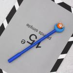 Stationery Supplies Plastic Cartoon 0.38mm Beautiful Black Gel Pen for Office