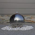 H245cm Hollow Sphere Stainless Steel Sculpture For Outdoor Decoration