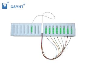 Quality FTTx Systems Fiber Optic PLC Splitter Steel Tube Type Input And Output 0.9mm 1M Fiber wholesale