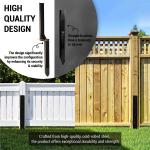 Metal Frame Heavy Duty Post Support Stake Fixer for Broken Wood Fence