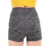 Women Printed Side Pocket Butt Lift Shorts Gym Fitness Workout Yoga Shorts
