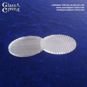 Quality Durable Borosilicate Glass Spread Lens For Industrial Lighting Fixtures wholesale