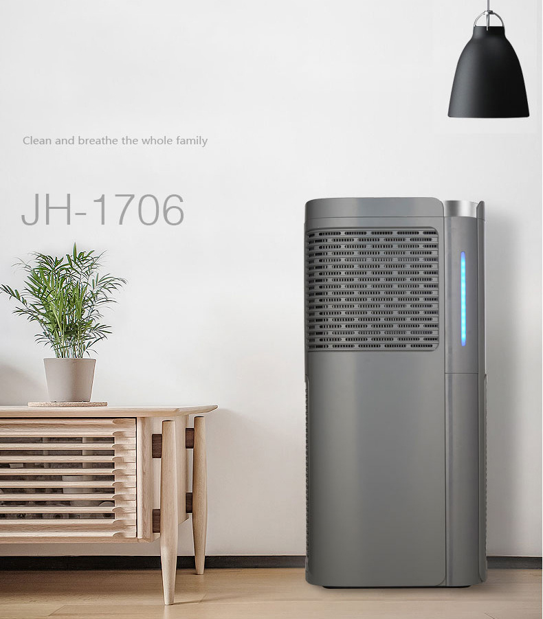 Homefish High Efficiency Deep Cleaning Air Purifier Large Coverage HEPA Carbon Filter Multi-layer Filter Air Purifier With Light