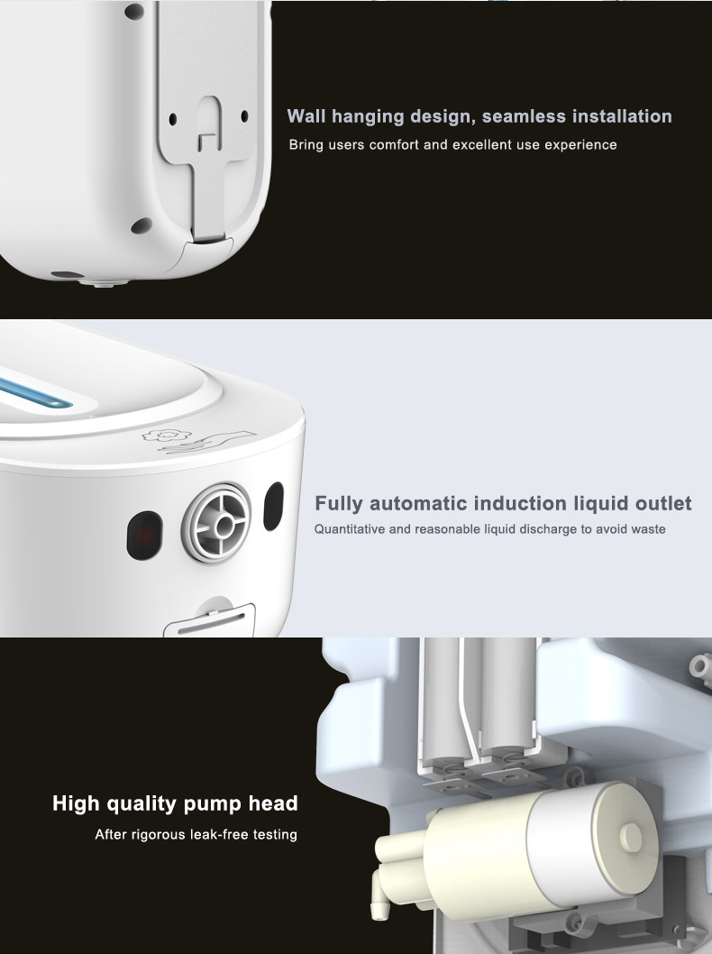 Kitchen Bathroom Touch Free IR Sensor Auto Hand Soap Dispenser