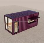 20ft Prefab Shipping Container Pop Up Coffee Shop Restaurant Mobile Container