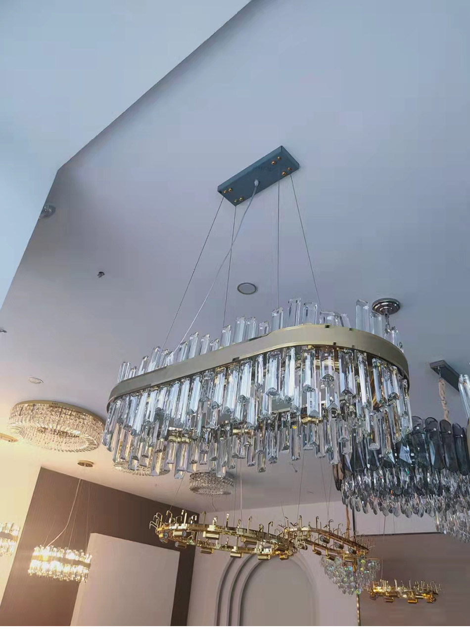 Creative Led Crystal Chandelier For Living Dining Room Luxury Home Decor dinner table chandelier(WH-CY-227)