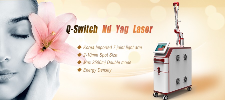 Hot selling q switch nd yag laser tattoo removal system tattoo machine