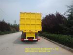 Hydraulic Self Side Tipper Dump Semi Trailer Square Tipper Tank 60000KGS