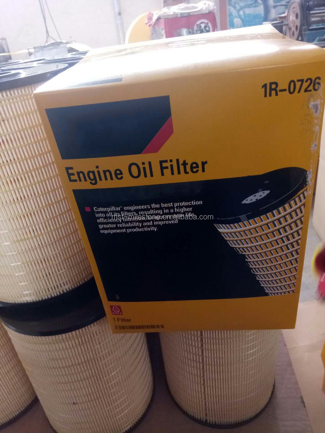 Engine oil filter 1R0726 /4P2839 for excavator