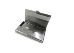 Silver Business Card Carrying Case Aluminum Business Card Case For Men
