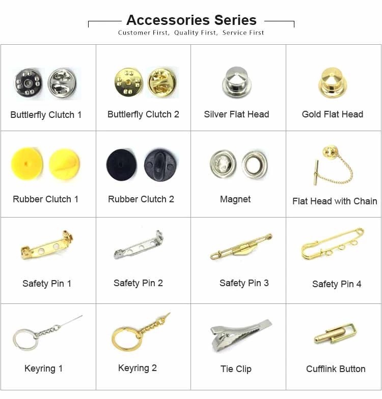 Souvenirs Iron 3mm Thickness Soft Enamel Lapel Pins