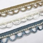 Tassel Polyester Beads Pearl Fringe Trim 2cm