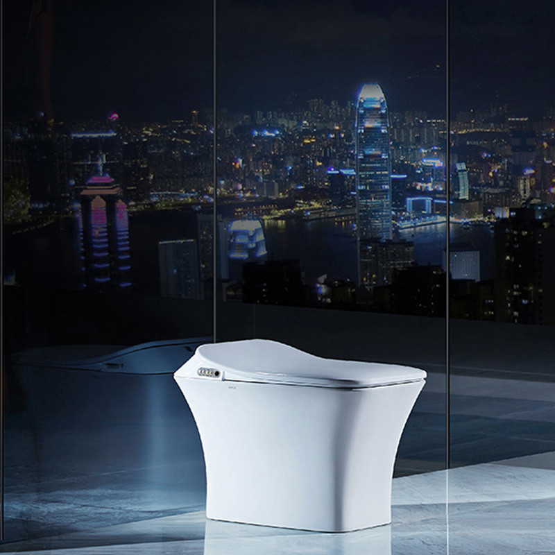 Siphonic Bathroom Automatic Smart Toilet Electric Self - Clean Toilet 6.4L