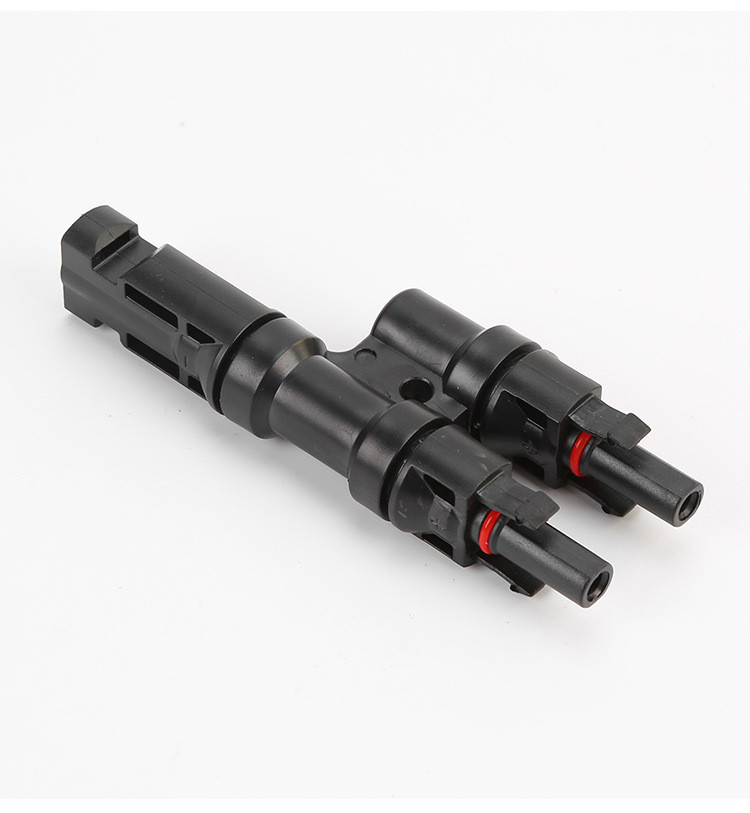 PA66 Y Waterproof Cable Connector For Parallel Connection Between Solar Panels