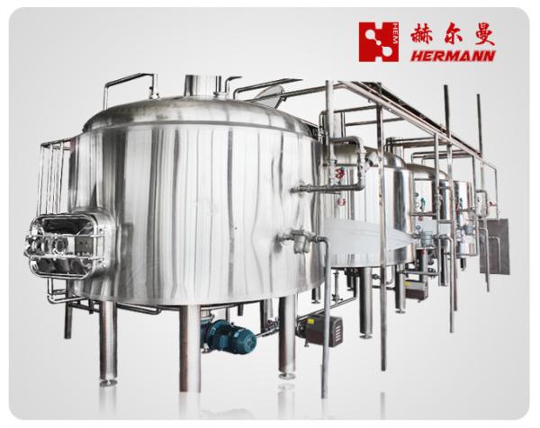 Industrial Craft Beer Brewing Equipment , 15000L Stainless Steel Brewing