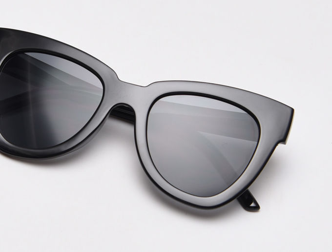 Trendy Fashion BSCI Women Cat Eye Sunglasses 147MM Leopard Frame