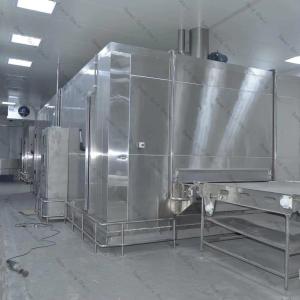Quality High Accuracy Quick Freezing Tunnel 1000kg/h Customized Dimension wholesale