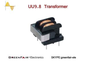 0.6mH Min Customized Power Choke Inductor , UU9.8 Two Winding High Power Inductor