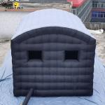 Multi Purpose Outdoor Party Inflatable Club Tent Blow Up Event Tent Black Color