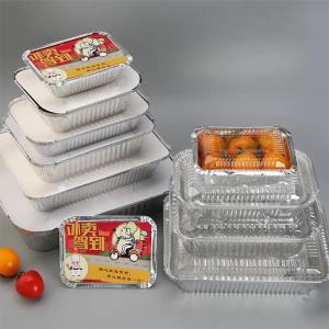 Quality Food Grade 8011 Take Away Trays Food Packaging Aluminum Foil Container wholesale