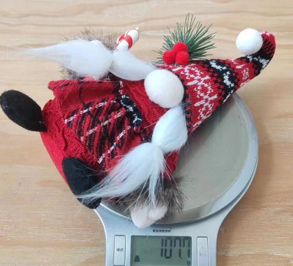 Christmas Toy Doll Soft and Cuddly Removable Clothes Red And White Embroidered