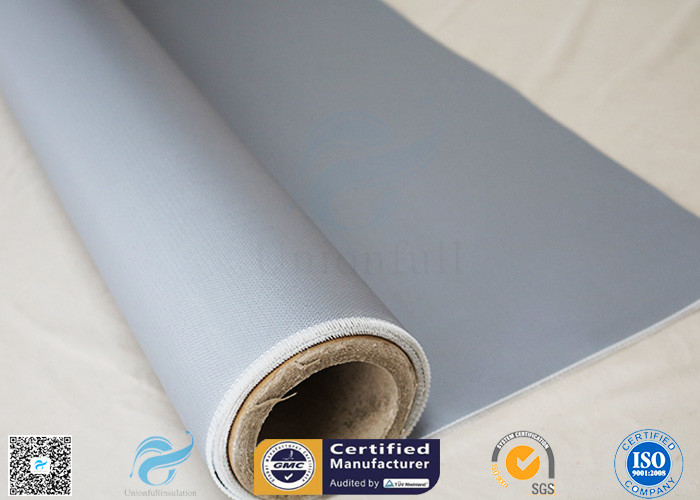 Welding Curtain 260℃ Heat Insulation 590g Silicone Coated Fiberglass Fabric 0.45mm
