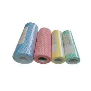 Quality Reusable Household Cleaning Rags Kitchen Wipe Waterproof Multicolor wholesale