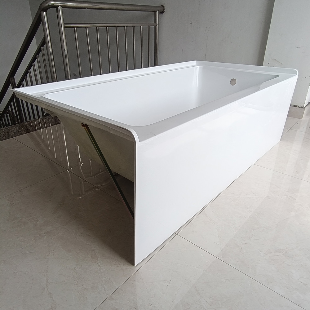 American Style Apron Skirt Freestanding Acrylic Bathtubs 60"X32"X20" with R&L