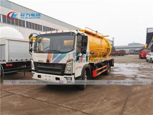 Quality SINOTRUK HOWO 8000 Liters Sewer Cleaning Truck wholesale