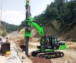 Hydraulic Pile Drilling Rig Machine KR50A Construction Works 30rmp