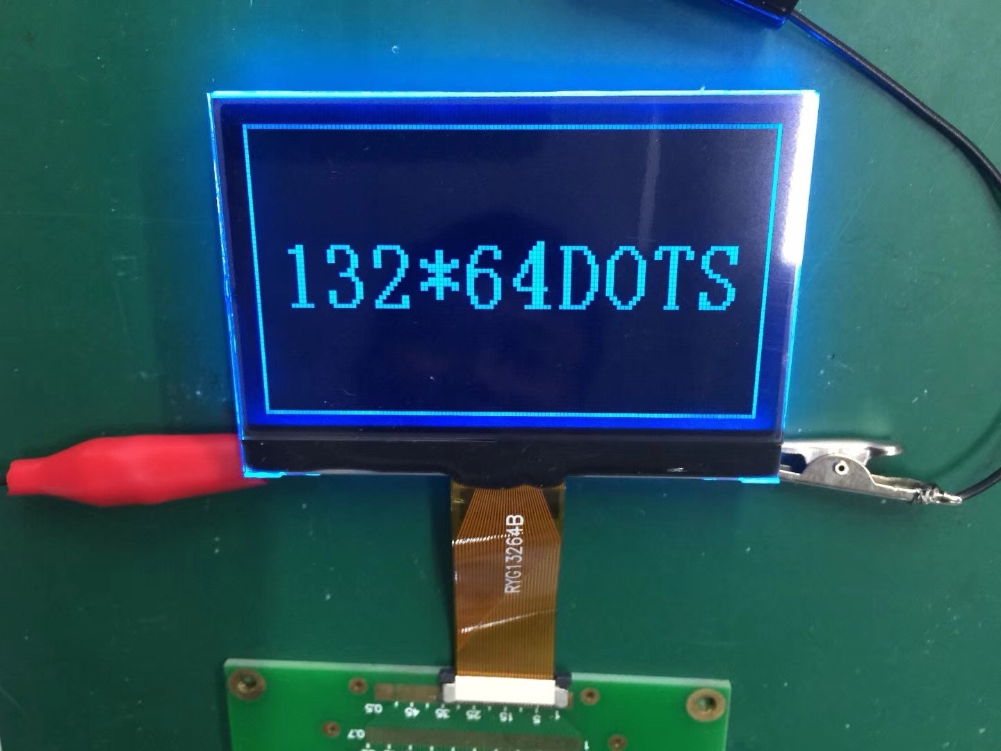 132*64 Graphic Blue/ White Cholesteric Reflective SSZ1603Z LCD Module