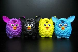 Quality 4 Colour Owl Bird Plastic Toy Figures Lovely Style For Home Decoration wholesale