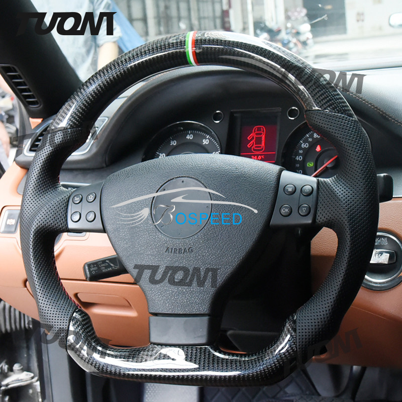 Ergonomic Volkswagen Carbon Fiber Steering Wheel Universal Compatibility