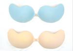 F001 Push up adhesive strapless padded thick silicone bra manufacturer