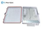 96 Core Fiber Optic Termination Box Outdoor IP65 Wall / Pole Mounted ABS