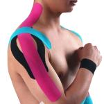 Kinesiology Tape for Physical Therapy Athletes Shoulder Back Muscles Joints