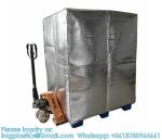 Thermal Hood Moistproof Insulated Pallet Cover With Zipper Pallet Cover Cold