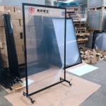 Aluminum Frame Acrylic Partition Screen Mobile Restaurant Clear Polycarbonate