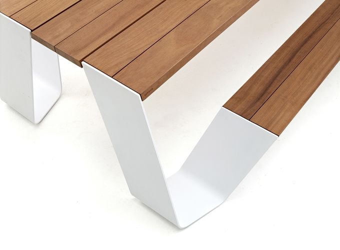 Rectangle 1500*750*750mm Picnic Table Bench Set