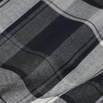 230gsm Suit Cloth Material Black And White Checkered Pattern Blazer Fabric