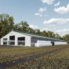 Buy cheap Light Steel Structure Cow Shed Barn , Prefabricated Steel Dairy Barns from wholesalers
